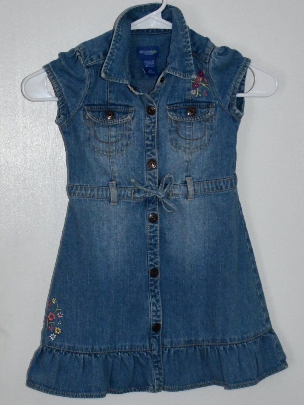 Genuine Kids by OSH KOSH Girl's Denim Dress 5T